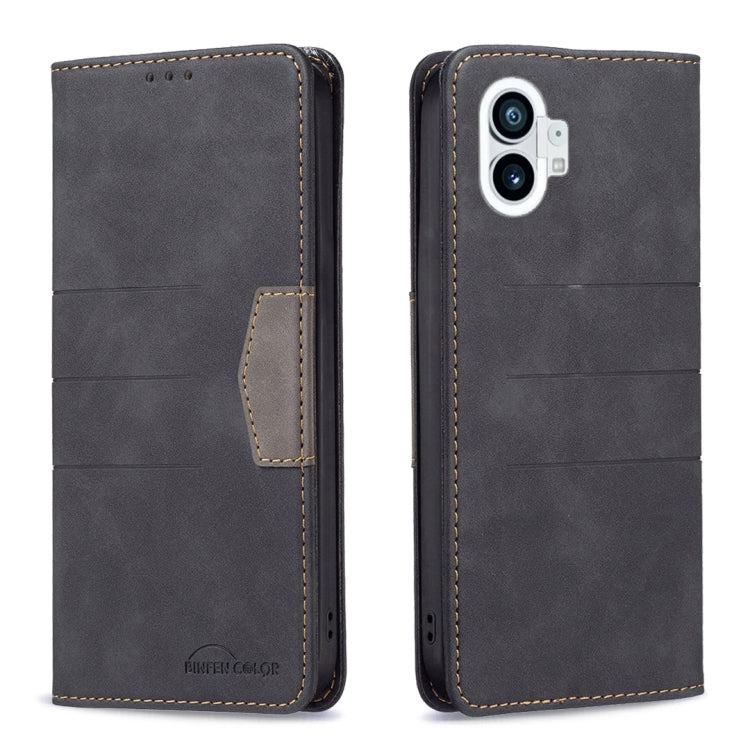 Black magnetic leather phone case with card holder and dual-camera cutout