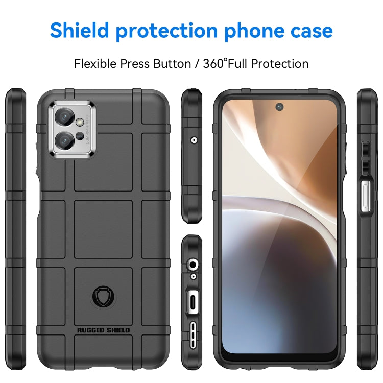 Rugged black full-coverage TPU phone case, side buttons and camera cutout