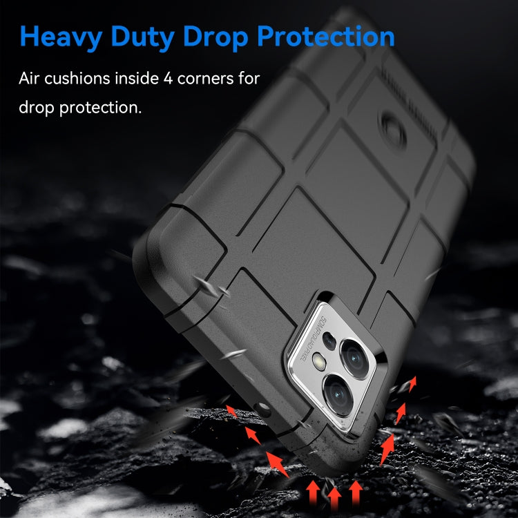 Shockproof rugged black TPU phone case with corner air-cushion protection