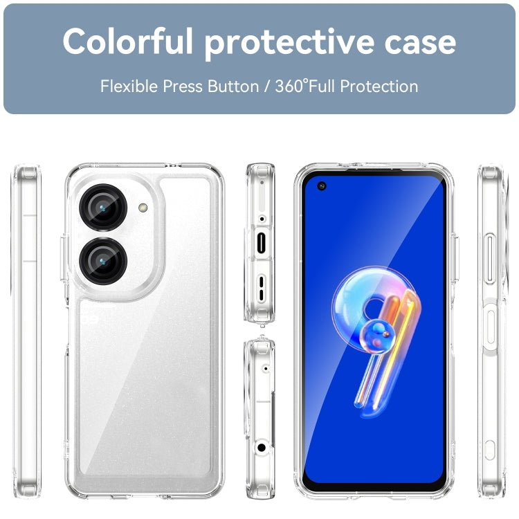 Transparent protective phone case with camera openings and button cutouts