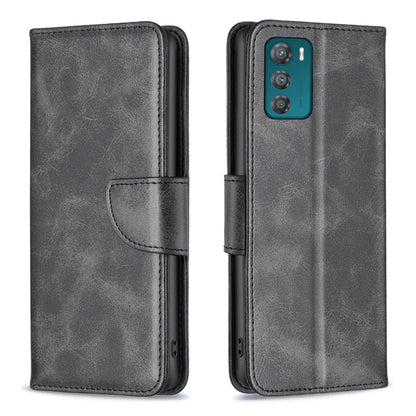 Dark grey lambskin leather folio phone case with front pocket and magnetic strap