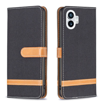 Textured fabric leather wallet phone case with magnetic flap, dark gray-black