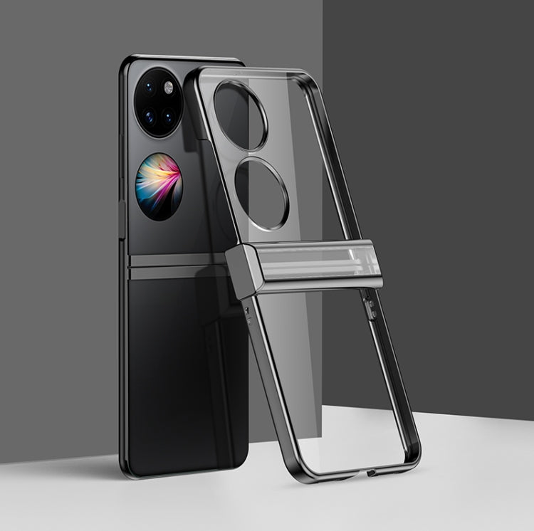 Clear and black shockproof full-coverage phone case with dual camera cutouts