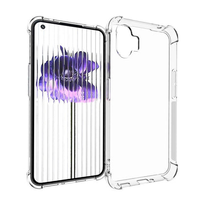 Clear TPU phone case with raised shockproof edges for Nothing Phone 1