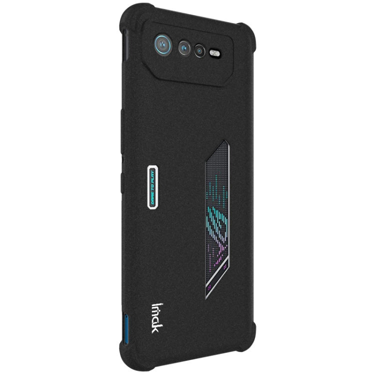 Matte black shockproof TPU phone case with raised camera bezel and decorative panel