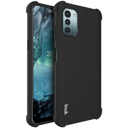 Matte black shockproof TPU phone case with screen opening and camera cutouts