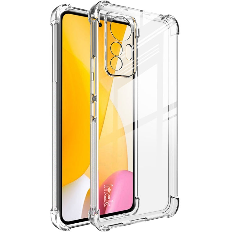 Shockproof TPU phone case with screen protector, clear, phone front through case