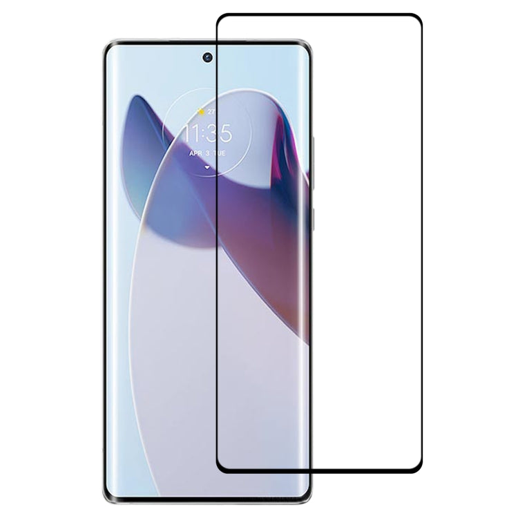 Curved edge tempered glass screen protector film for full smartphone display
