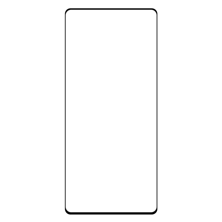 Single curved-edge tempered glass screen protector, full-screen size, clear surface