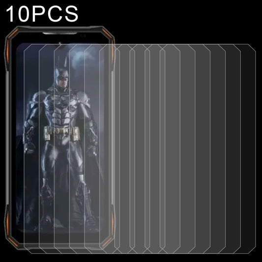 10-pack tempered glass screen protectors, 2.5D curved edge, clear film sheets