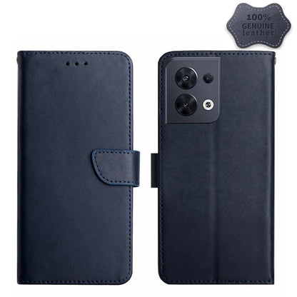 Light blue leather flip phone case with side clasp and protective camera opening.