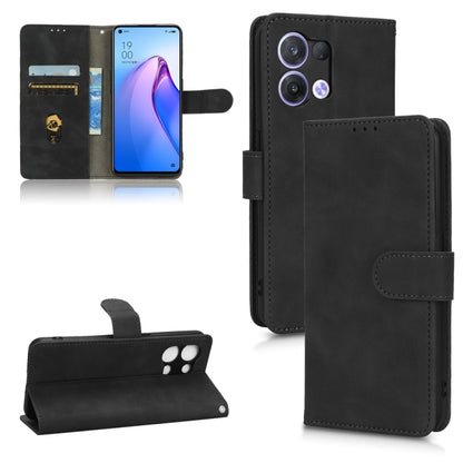 Black magnetic flip leather phone case with camera cutout and card slots