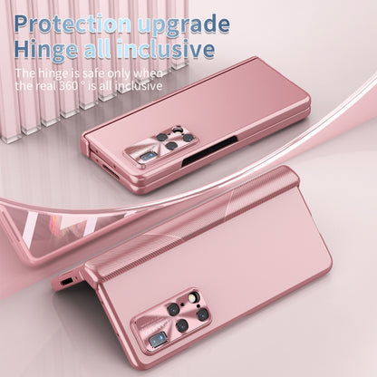 Pink hinged folding phone case with S Pen fold edition for Huawei Mate X2