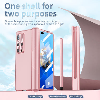 Pink hinged folding phone case with S Pen fold edition for Huawei Mate X2