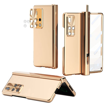 Gold hinged folding phone case with S Pen fold edition for Huawei Mate X2