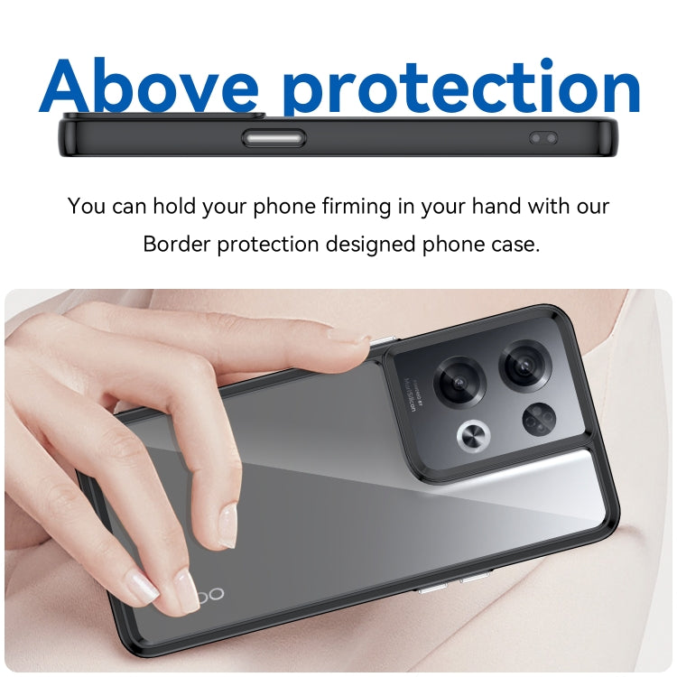 Black acrylic + TPU phone case with side buttons and camera cutout