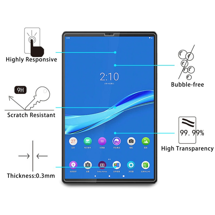 9H tempered glass screen protector with bubble-free, high transparency and 0.3mm thickness