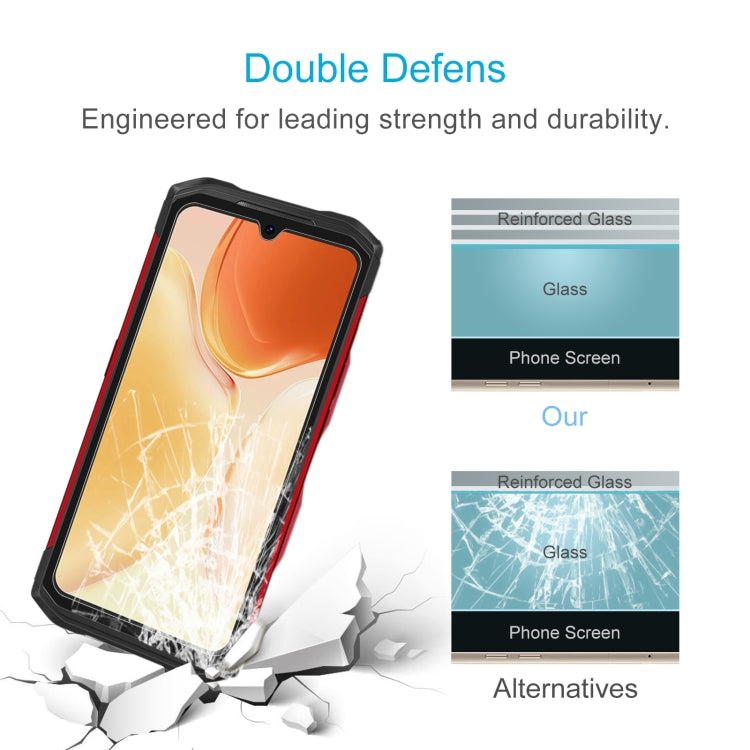 Reinforced tempered glass screen protector with impact-resistance design
