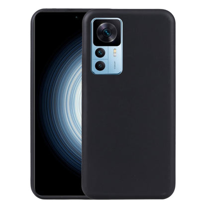 Black TPU phone case for Xiaomi Redmi K50 Ultra, camera cutout and ports