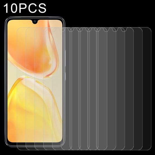 Tempered glass screen protectors, 10-pack, clear 2.5D edge for phone screens