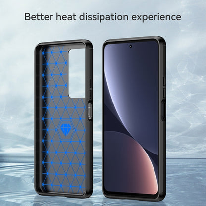 Brushed texture TPU phone case for Xiaomi Redmi K40S, navy blue with camera cutout