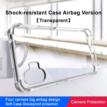 Transparent shockproof TPU phone case with built-in camera protection and corner bumper