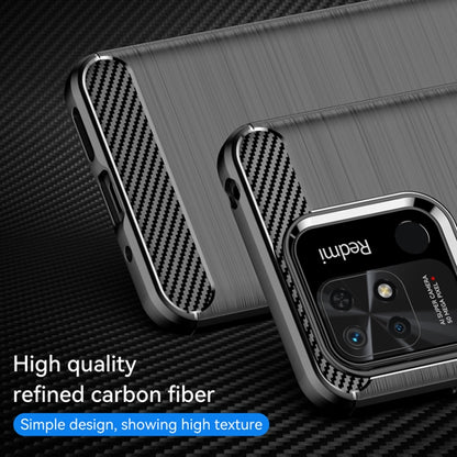 Brushed texture carbon fiber TPU phone case, black with carbon-fiber accent strips
