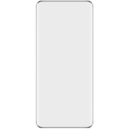 Curved tempered glass screen protector, clear panel with rounded edges