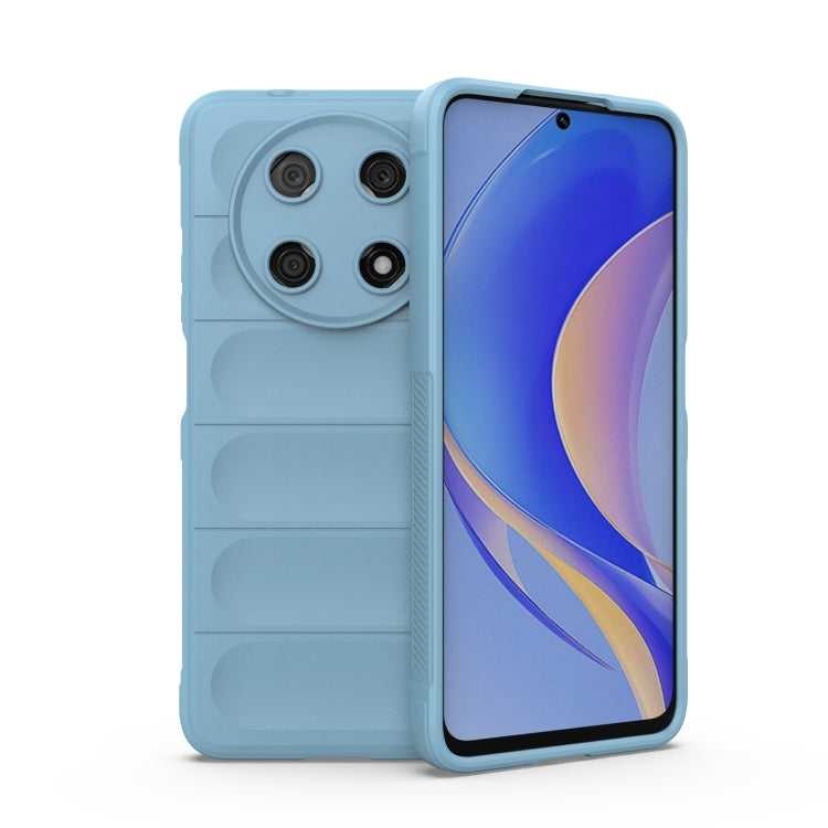 TPU flannel phone case for Huawei Nova Y90/Enjoy 50 Pro, light blue