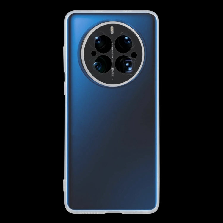 Clear TPU phone case with camera lens cutout and slim protective frame