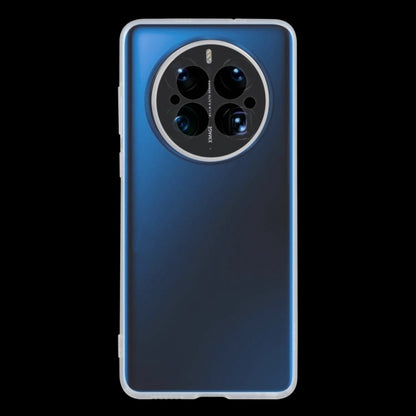 Clear TPU phone case with camera lens cutout and slim protective frame
