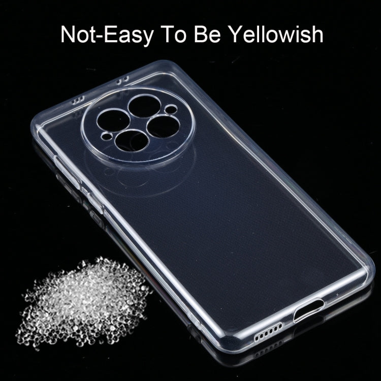 Transparent TPU phone case with camera cutout and slim, scratch-resistant look