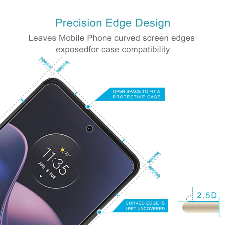 2.5D curved-edge tempered glass screen protector design for phone cases