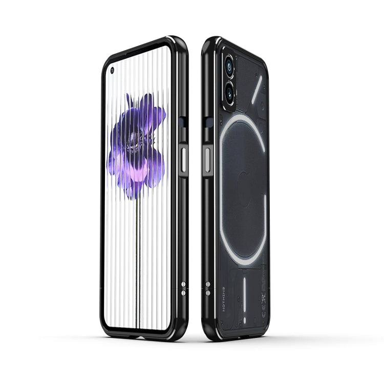 Protective phone case with lens cover, black with red trim, front display and rear camera protection