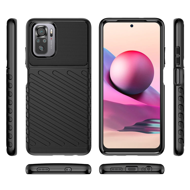 Black rugged phone case with textured back, camera cutout, side buttons and port openings