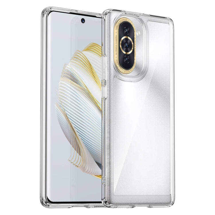 Transparent acrylic TPU phone case with raised camera ring for Huawei nova 10 Pro