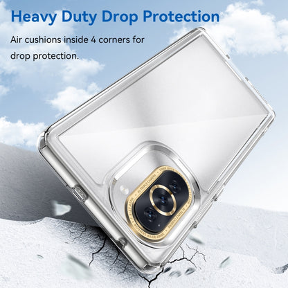 Clear phone case with raised camera ring and corner protection for Huawei nova 10 Pro