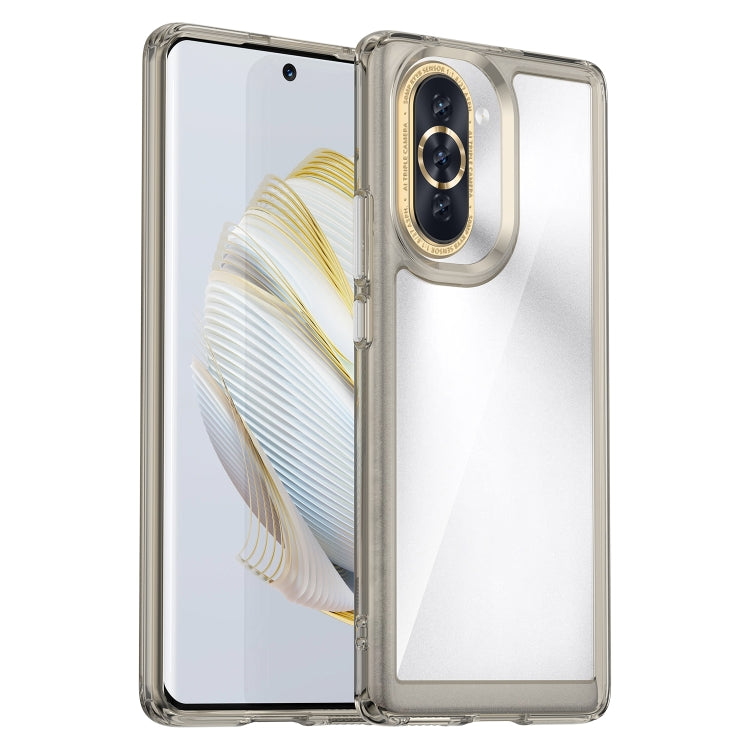 Transparent acrylic TPU phone case with raised camera ring for Huawei nova 10