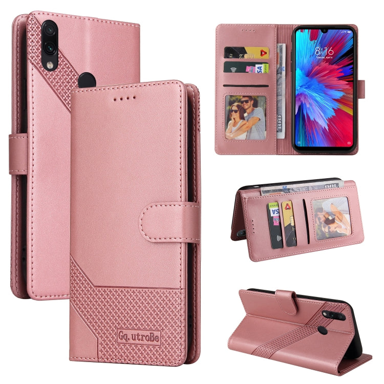 Pink magnetic leather wallet phone case with card slots and flip cover