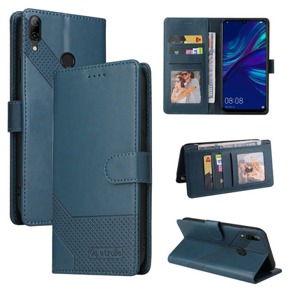 Magnetic leather phone case folio, teal blue with card slots and phone window