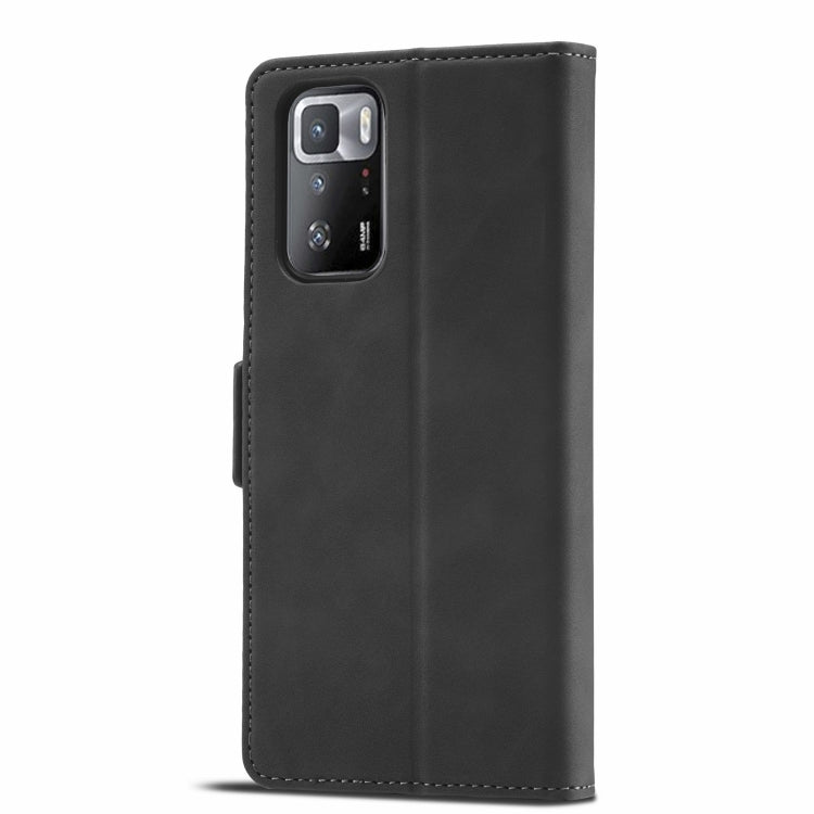 Black leather phone case with raised camera cover and precise cutouts.