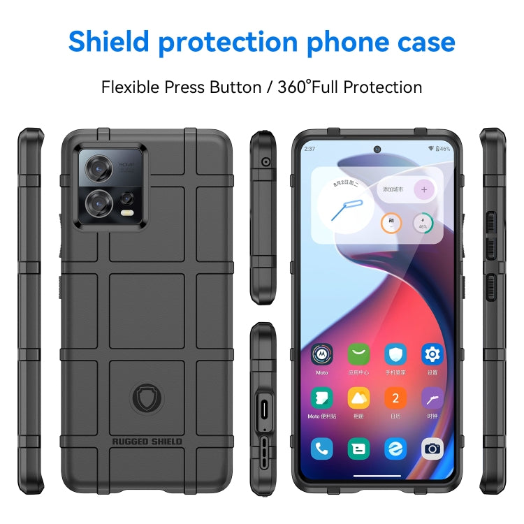 Black full-protection TPU phone case with port cutouts and raised bezel