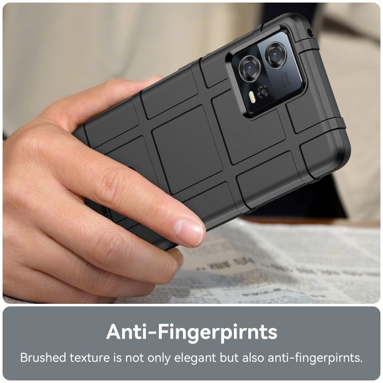 Black TPU shockproof case with brushed texture and grippy finish