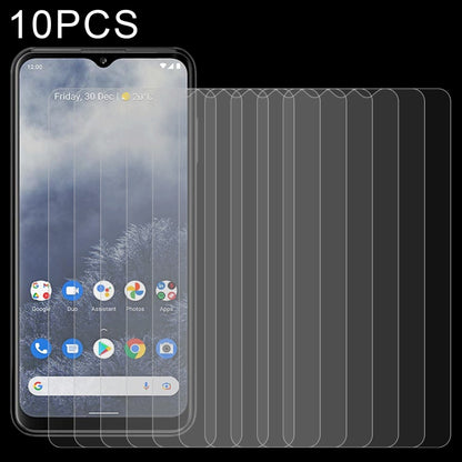 10-pack tempered glass screen protectors for curved display with front sensor cutouts