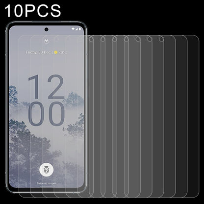 Tempered glass screen protector with cutouts for speaker and front camera