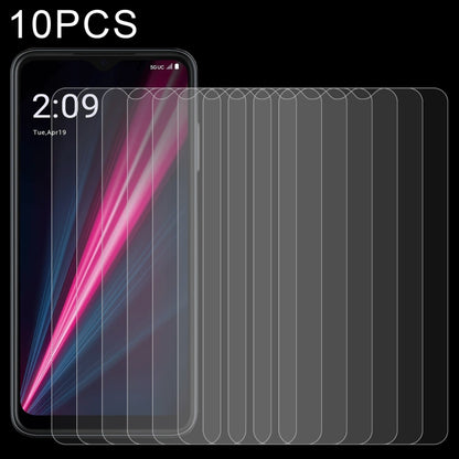 10-pack 2.5D tempered glass screen protectors for curved smartphone screens