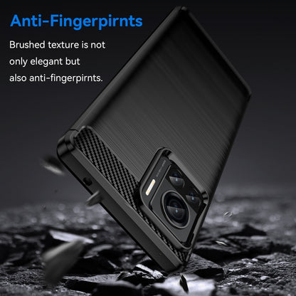 Brushed texture TPU phone case, black, anti-fingerprint surface