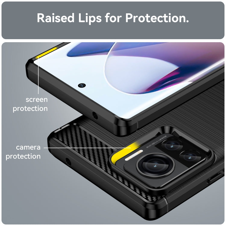 Brushed texture TPU phone case, black, raised lips for screen and camera