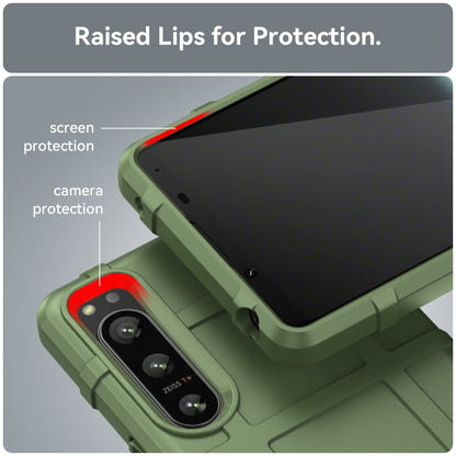 Green TPU phone case with raised lip protection for screen and camera