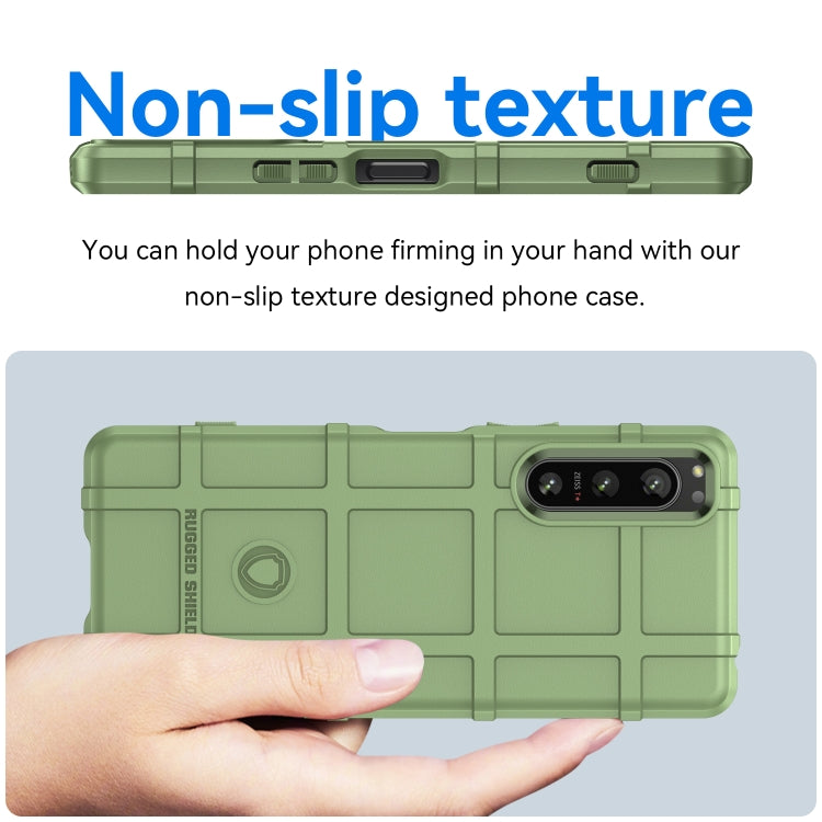 Green rugged TPU phone case with non-slip textured sides